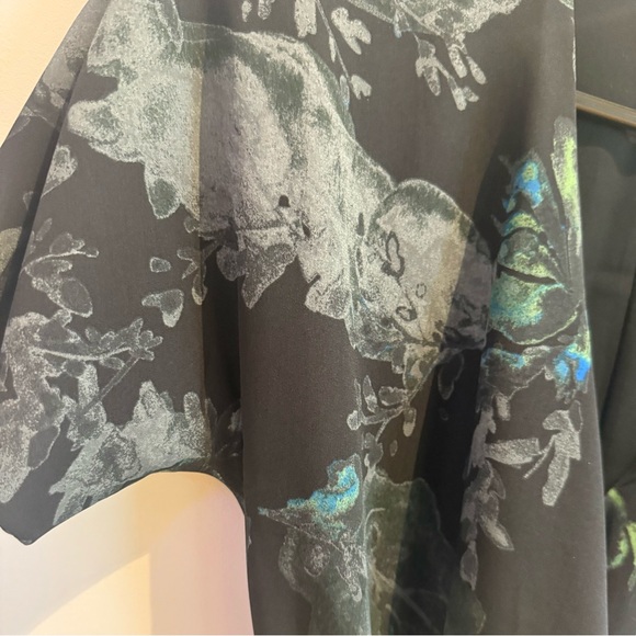 Babaton wrap dress, XXS, Black and Gray - Picture 5 of 10